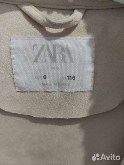 Пальто для девочки zara 116