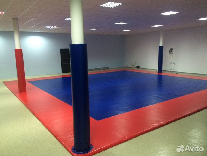 Ковер борцовский с матами