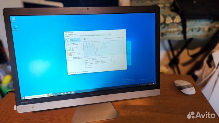 Моноблок asus v221 pentium j4205 4gb 256gb