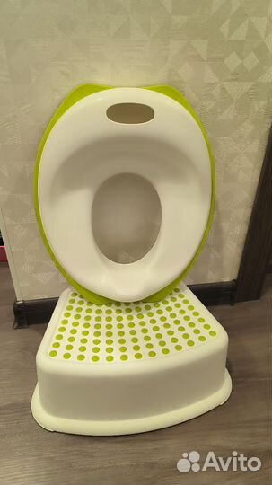 Накладка на унитаз + подставка IKEA