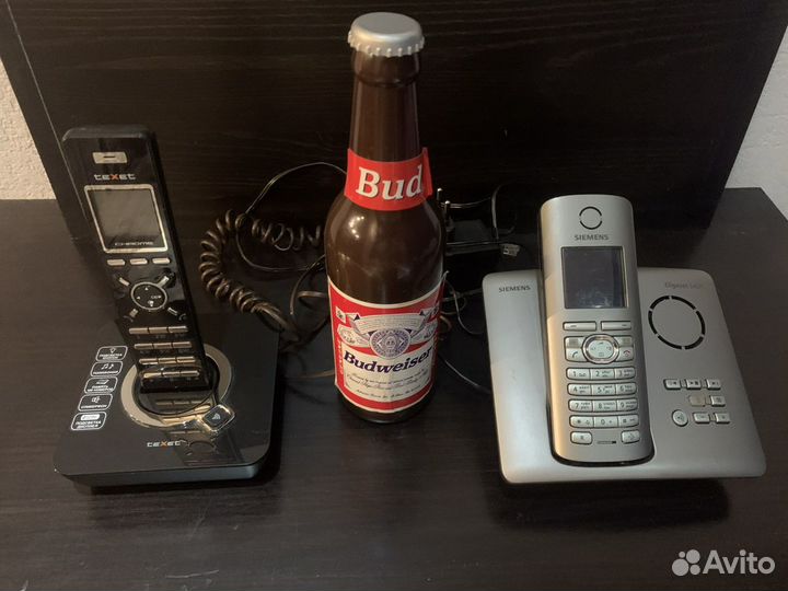 Телефон Panasonic гибрид-Budweiser,Texet