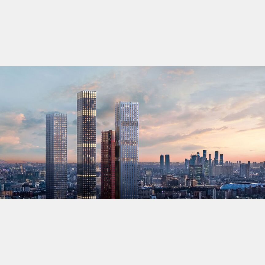 2-к. квартира, 66,2 м², 6/54 эт.