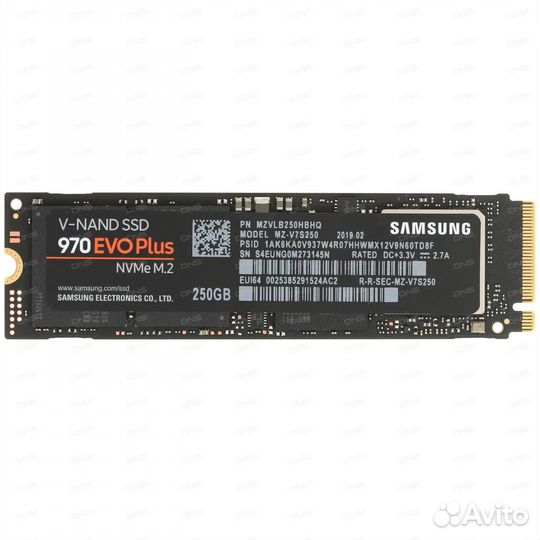 Ssd m2 samsung 970 evo plus 250