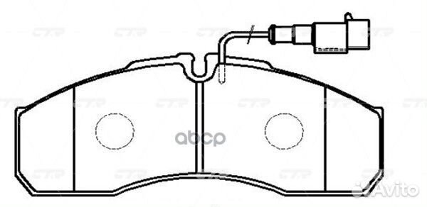 CKN-133 GK0848 Колодки тормозные дисковые NIS