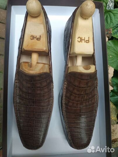 Туфли летние Patrick Hellmann аллигатор