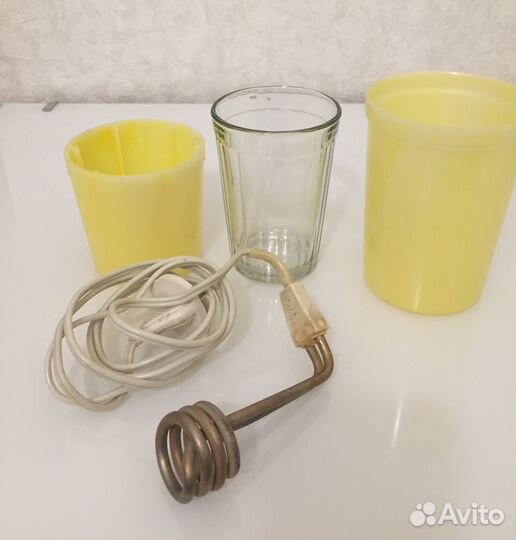 Кипятильник+стакан - дорожный набор из СССР