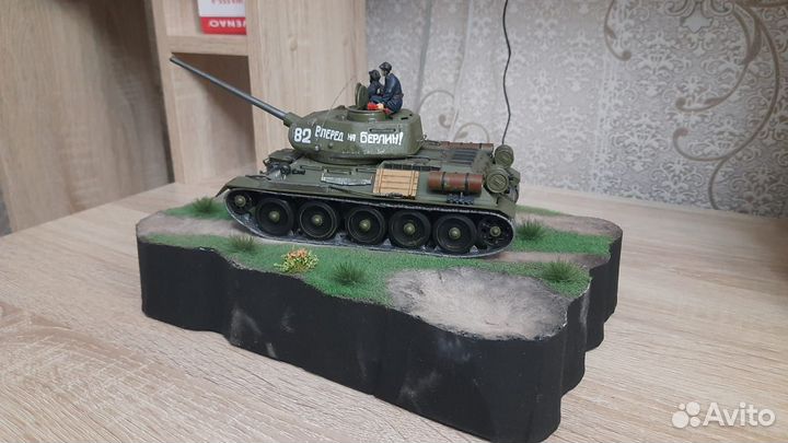 Сборная модель танка т-34