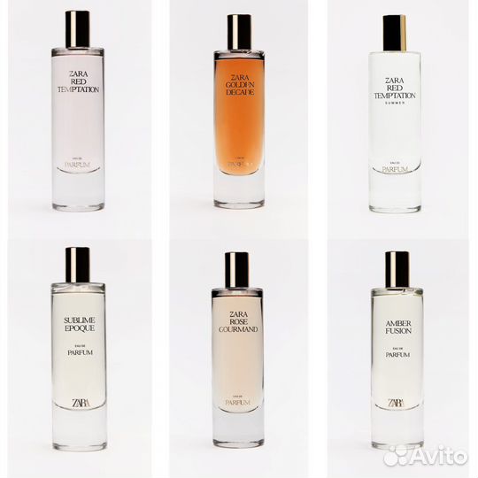 Духи zara женские все варианты