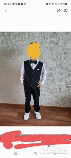 Костюм школьный рост 134