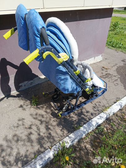 Коляска санки