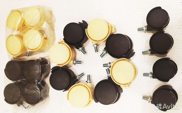 Колесо ролик опора мебельная 50 и 40 мм