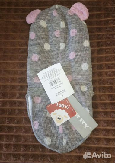 Шапка-шлем kerry. Новая. 46 размер