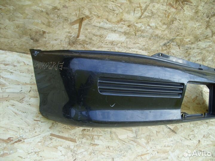 Бампер задний GT Toyota Starlet P80 Чёрныйцарапины