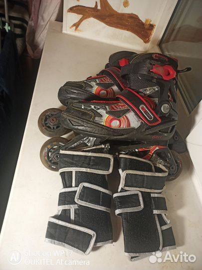 Коньки детские раздвижные 27 30