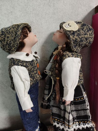 Кукла фарфоровая большая