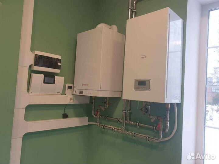 Монтаж отопления, водоснабжение