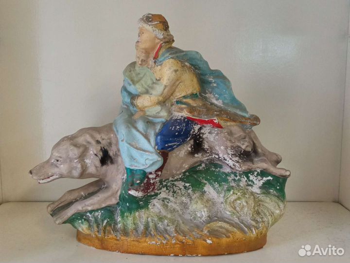 Статуэтка скульптура Иван царевич серый волк