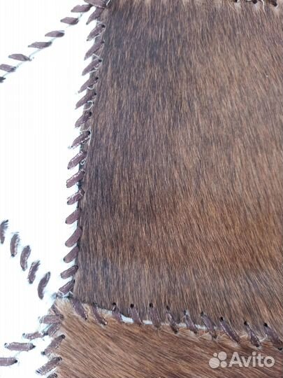 Ковер пэчворк шкура Зебу 230 см Чад