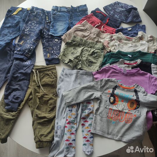Детские вещи пакетом на мальчика 74 80 86
