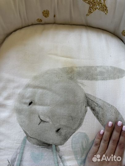 Бортики в кроватку + кокон бу