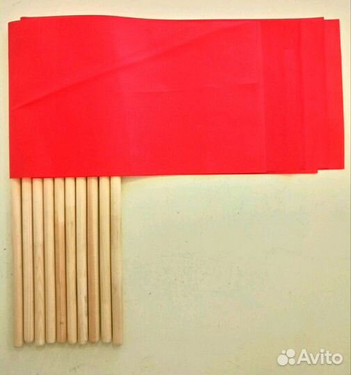 Флажок на деревянной палочке