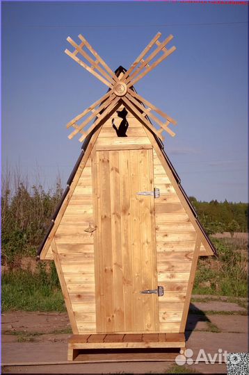 Уличный туалет с установкой