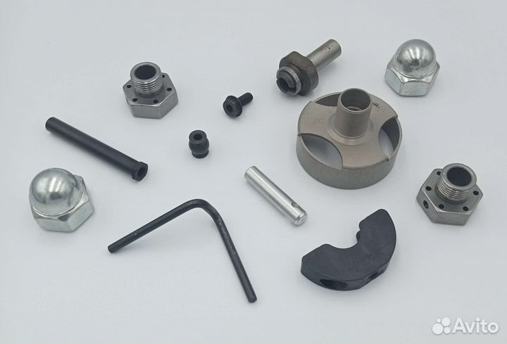 Запчасти для модели двс 1/8 Destroyer