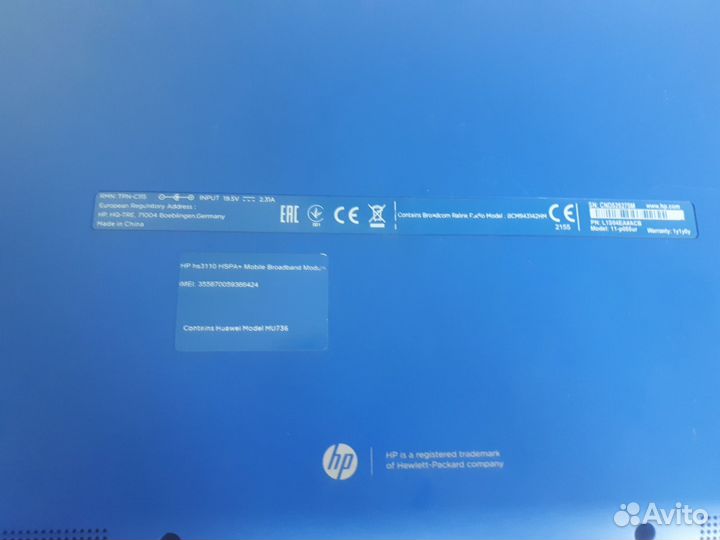 Нетбук hp