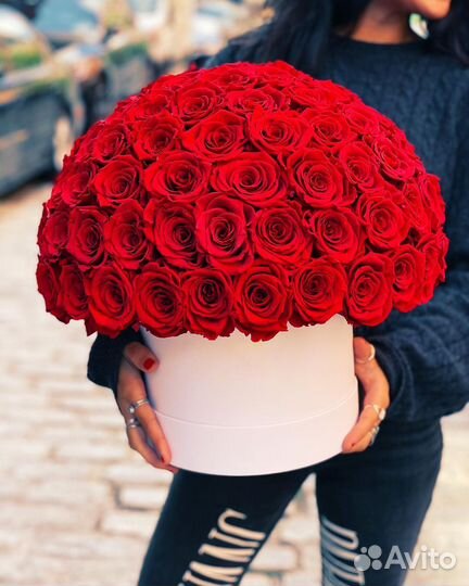 Доставка Букетов из Роз (красные, белые, микс)