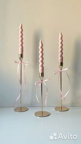 Столовые свечи из соевого воска купить в Челябинске | Хобби и отдых | Авито