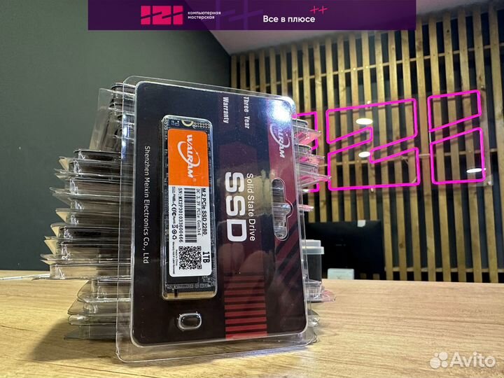 Новые 1tb SSD M.2 накопители walram оптом от 10шт