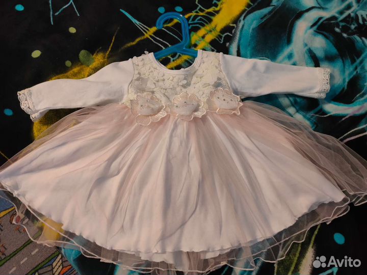 Платье для девочки 74