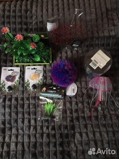 Фильтры аквариумные. Грунт, галька, декор