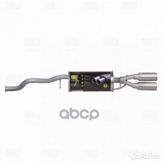 Глушитель для а/м Лада Vesta Cross (17) осн