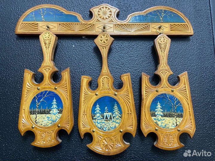 Набор кухонных декоративных досок 3 шт. Дерево