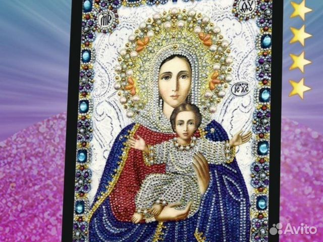 Алмазная мозаика иконы