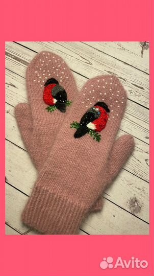 Варежки ручной работы на заказ