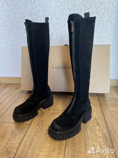 37р сапоги новые демисезон tj collection замша