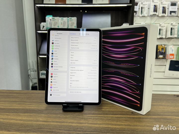 iPad Pro 4-gen M2 128gb LTE