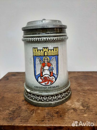 Пивная кружка с крышкой Германия