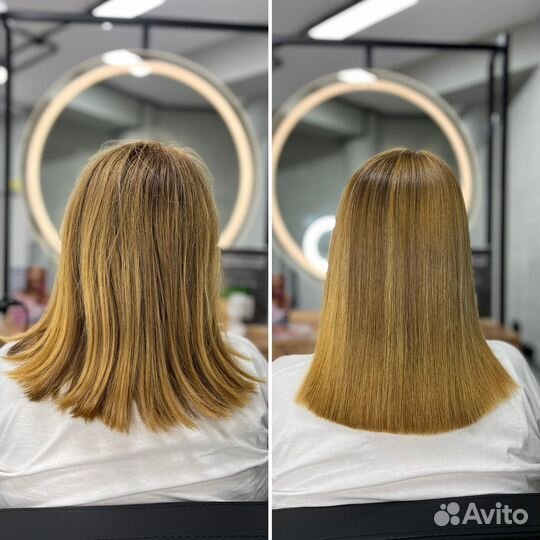 Кератин ботокс пилинг полировка волос