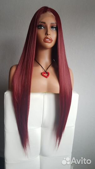 Полу система парик вишня