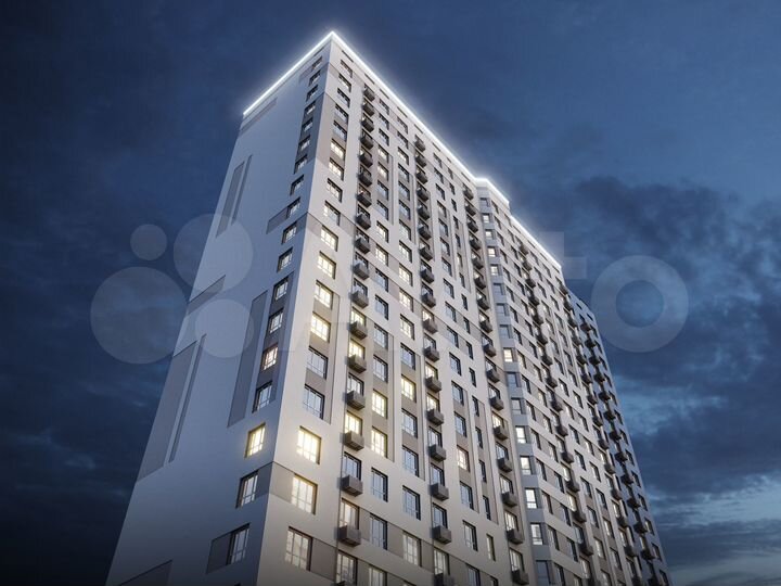 1-к. квартира, 60,2 м², 2/23 эт.