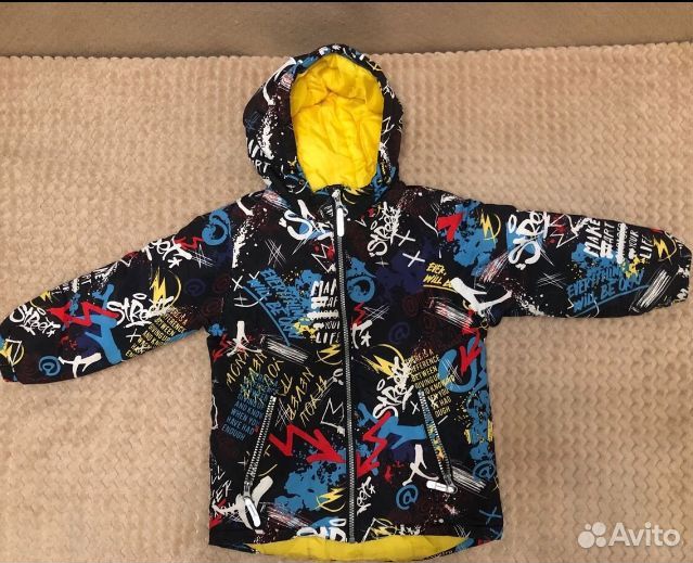 Куртки демисезонные для мальчика р.104, р.110