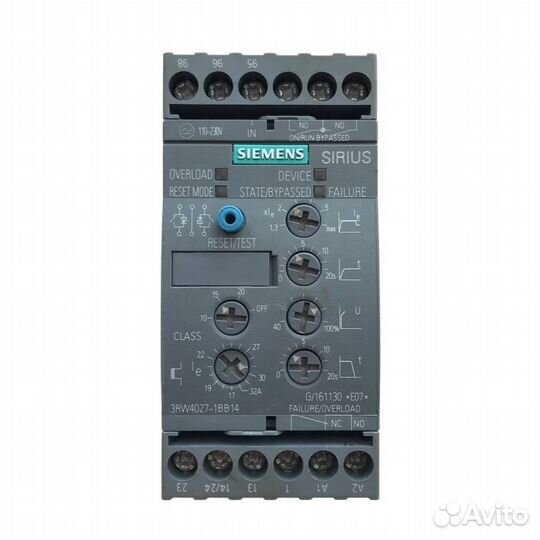 1 шт 3RW4027-1BB14 Устройство плавного пуска Sieme