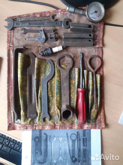 Редкий ретро набор ключей Ява 350