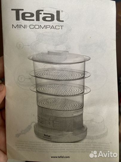 Пароварка Tefal mini compact, состояние новой