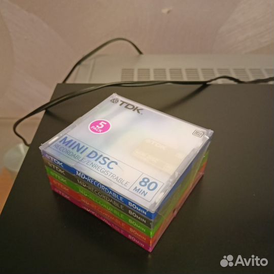 Минидиски TDK 5 шт новые