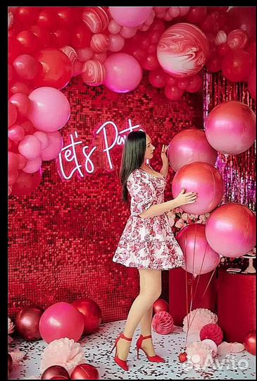 Фотозона из пайеток. Фотозона на праздник