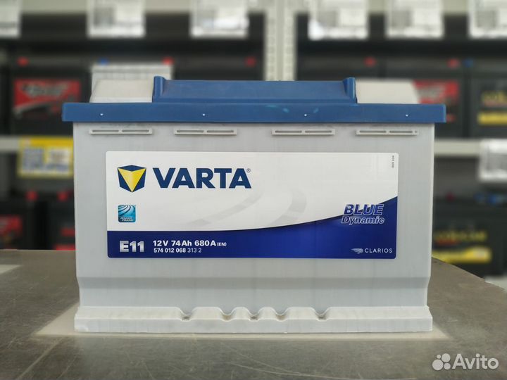 Аккумулятор varta BD 6ст-74 Ач обр. пол. (L3)